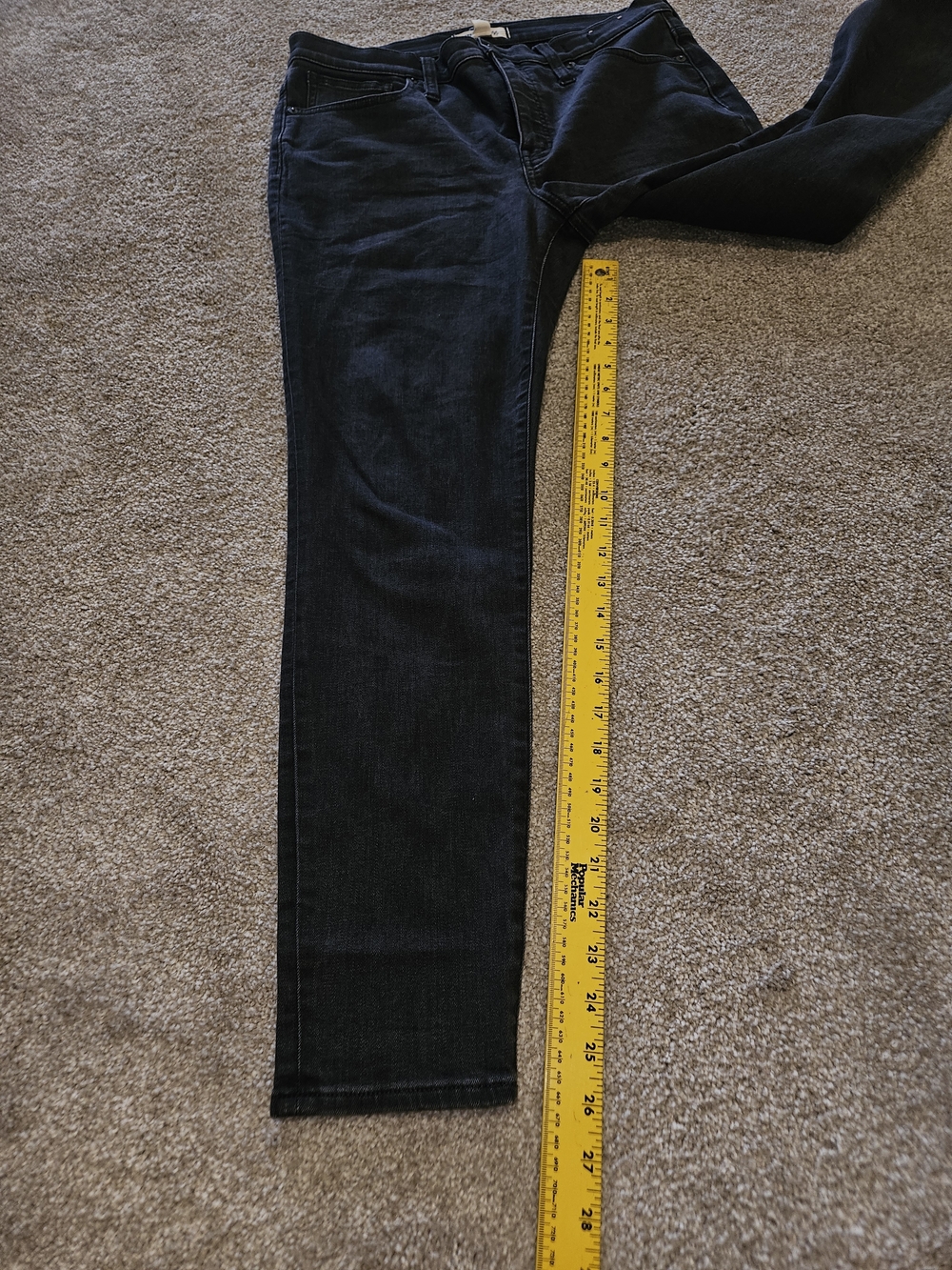 Madewell Black Highrise Skinny Jeans - Picture 3 of 10